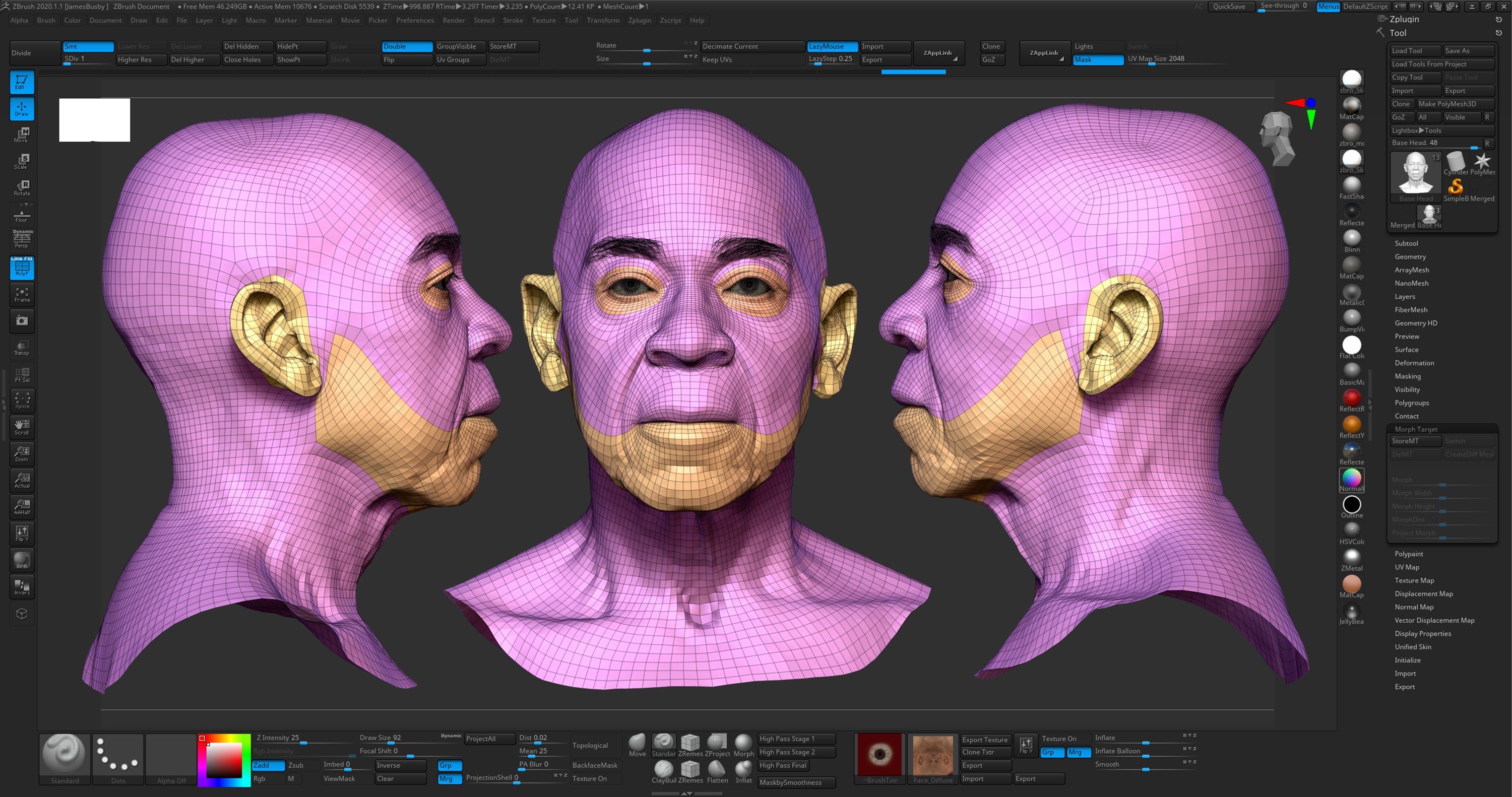 Topology in Zbrush